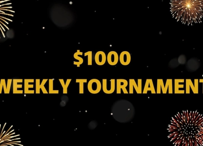 WEEKLY $1,000 TOURNAMENTS!