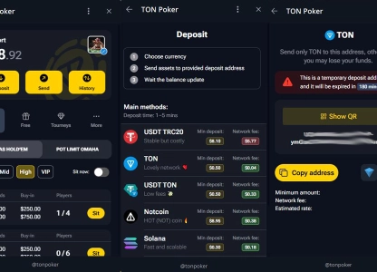 HOW TO MAKE A DEPOSIT IN TON POKER?